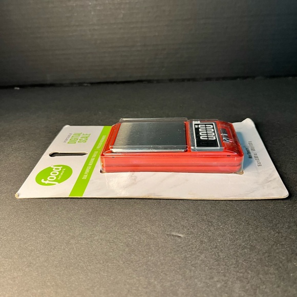 Food Network Kitchen Scale Precision Portable Digital Measuring Tray Red - Picture 4 of 4